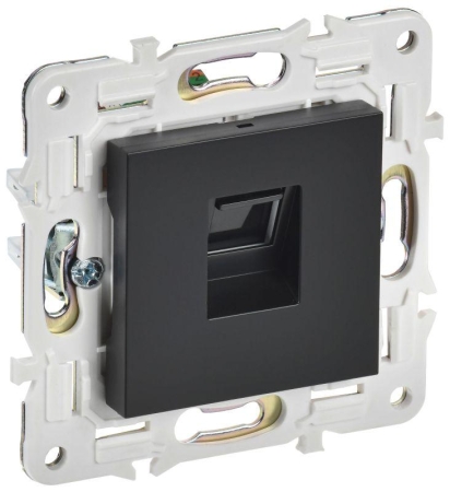 Розетка компьютерная RJ45 кат.5E SKANDY SK-K01Bl черн. IEK SK-K10-1-K02 Розетка компьютерная RJ45 кат.5E SKANDY SK-K01Bl черн. IEK SK-K10-1-K02