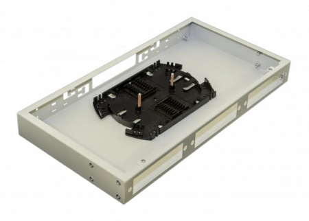 Бокс FO-19R-1U-3хSLT-W140H42-24UN-GY оптич. универсальн. 19 дюйм от 8 до 24 портов (SC duplex LC; ST; FC) со сплайс пластиной; без пигтейлов и проходных адаптеров; 1U; сер. Hyperline 237482 Бокс FO-19R-1U-3хSLT-W140H42-24UN-GY оптич. универсальн. 19 дюйм от 8 до 24 портов (SC duplex LC; ST; FC) со сплайс пластиной; без пигтейлов и проходных адаптеров; 1U; сер. Hyperline 237482
