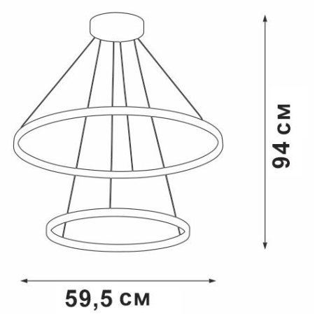 Светильник светодиодный LED 66Вт 3000К 4920лм Vitaluce V04600-03/2S Светильник светодиодный LED 66Вт 3000К 4920лм Vitaluce V04600-03/2S
