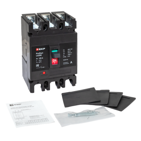 Выключатель автоматический 3п 125А 25кА LS250 ProPact EKF mccb-250-25-3-125-ls Выключатель автоматический 3п 125А 25кА LS250 ProPact EKF mccb-250-25-3-125-ls