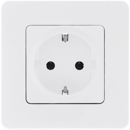 Розетка 1-м СП Inspiria 16А IP20 250В 2P+E немецк. стандарт механизм бел. IEK 673720 Розетка 1-м СП Inspiria 16А IP20 250В 2P+E немецк. стандарт механизм бел. IEK 673720