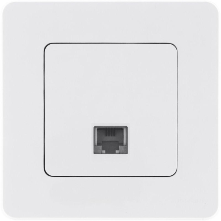 Розетка телефонная Inspiria RJ11 механизм бел. IEK 673820