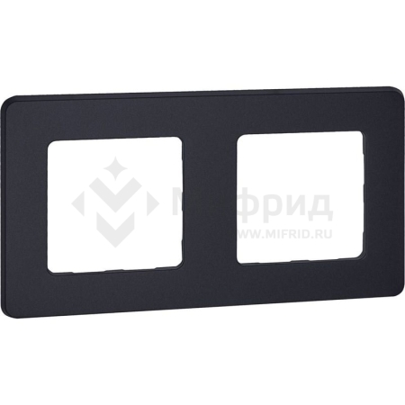 Рамка 2-м СП Inspiria IP20 антрацит IEK 673943