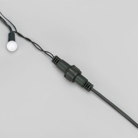 Гирлянда светодиодная "Мультишарики" 20м d15мм 200LED мульти (RG/RB) 11Вт 230В IP44 мигание провод зел. Neon-Night 303-609