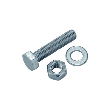 Болт с шестигранной головкой М8х50 DIN 933 + гайка + шайба оцинк. (уп.4шт) Tech-Krep/Zitar 114053