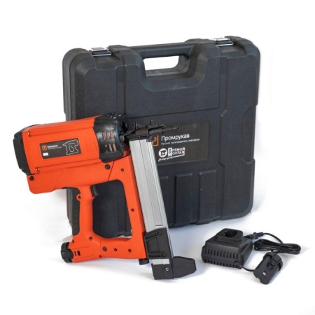 Пистолет газовый монтажный гвоздезабивной 90Дж 7.2В Промрукав PR08.17903