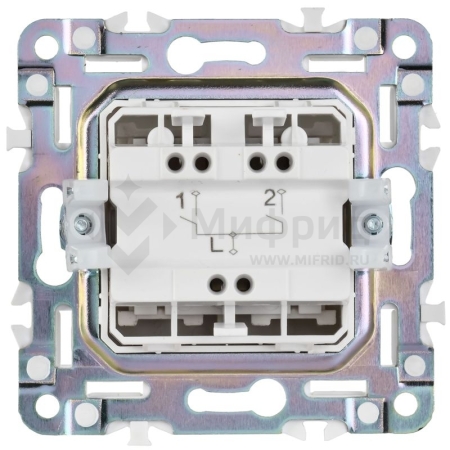 Выключатель 2-кл. SKANDY 10А SK-V04Sh шампань IEK SK-V20-0-10-K37