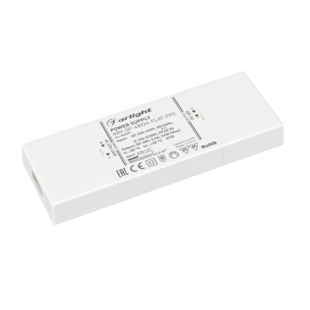 Блок питания ARV-SP-48024-FLAT-PFC 48В 0.5А 24Вт IP20 пластик Arlight 052079 Блок питания ARV-SP-48024-FLAT-PFC 48В 0.5А 24Вт IP20 пластик Arlight 052079
