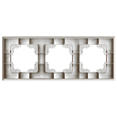 Рамка 3-м Афина стеклянная серебр. UNIVersal 2268 Рамка 3-м Афина стеклянная серебр. UNIVersal 2268