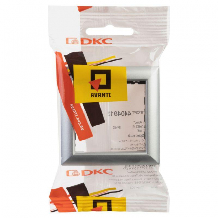 Рамка-суппорт 2мод. Avanti для In-liner Front серебристый металлик DKC 4404912 Рамка-суппорт 2мод. Avanti для In-liner Front серебристый металлик DKC 4404912