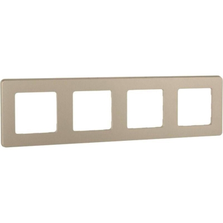 Рамка 4-м Inspiria шампань IEK 673968 Рамка 4-м Inspiria шампань IEK 673968