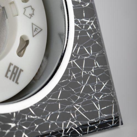 Светильник точечный DK LD50 WH/BK GX53 встраив. со светодиод. подсветкой бел. черн. ЭРА Б0057469