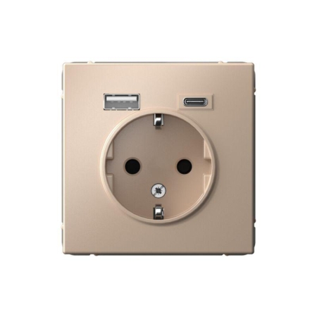 Розетка ArtGallery 16А с 2-мя заряд. устройствами USB A+C 5В/2.4А/3А 2х5В/1.5А механизм песочн. SE GAL001232 Розетка ArtGallery 16А с 2-мя заряд. устройствами USB A+C 5В/2.4А/3А 2х5В/1.5А механизм песочн. SE GAL001232