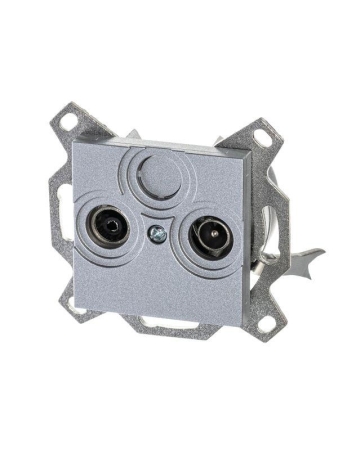 Розетка телевизионная проходная TV/R Levit 7дБ серебр. ABB 2CHH083607A6070 Розетка телевизионная проходная TV/R Levit 7дБ серебр. ABB 2CHH083607A6070