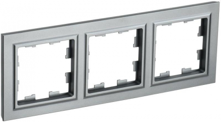 Рамка 3-м BRITE РУ-3-БрС сталь IEK BR-M32-K46 Рамка 3-м BRITE РУ-3-БрС сталь IEK BR-M32-K46