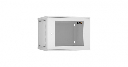 Шкаф настенный 19дюйм 9U стекл. дверь Ш600хВ436хГ450мм 1 пара монтаж. направляющих разборн. сер. TLK TWI-096045-R-G-GY Шкаф настенный 19дюйм 9U стекл. дверь Ш600хВ436хГ450мм 1 пара монтаж. направляющих разборн. сер. TLK TWI-096045-R-G-GY