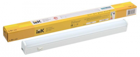 Светильник светодиодный ДБО 3001 4Вт 4000К IP20 311мм линейный пластик IEK LDBO0-3001-4-4000-K01