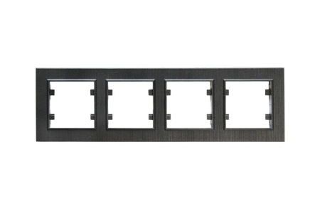 Рамка 4-м Karea LINE STAR чер. Makel 86054704