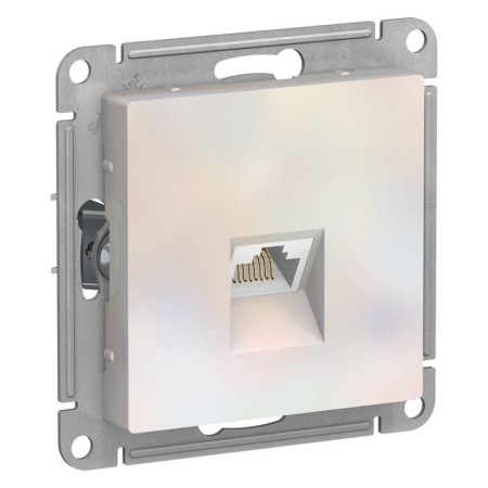 Розетка компьютерная AtlasDesign RJ45 кат.6A механизм жемчуж. SE ATN000486 Розетка компьютерная AtlasDesign RJ45 кат.6A механизм жемчуж. SE ATN000486