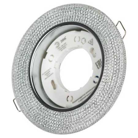 Светильник точечный DK LD53 WH GX53 встраив. со светодиод. подсветкой бел. ЭРА Б0057475