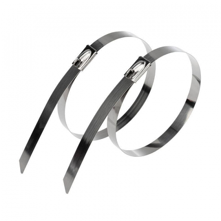 Хомут-стяжка стальной 300х4.6мм (уп.100шт) Rexant 07-0308-100 Хомут-стяжка стальной 300х4.6мм (уп.100шт) Rexant 07-0308-100