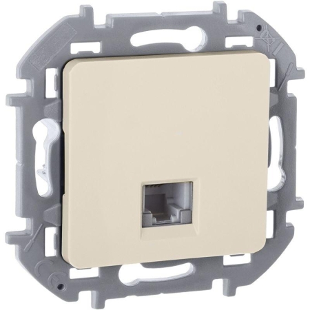 Розетка телефонная Inspiria RJ11 механизм сл. кость IEK 673821 Розетка телефонная Inspiria RJ11 механизм сл. кость IEK 673821
