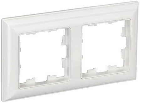 Рамка 2-м BRITE РУ-2-Бр бел./бел. IEK BR-M22-12-K01 Рамка 2-м BRITE РУ-2-Бр бел./бел. IEK BR-M22-12-K01