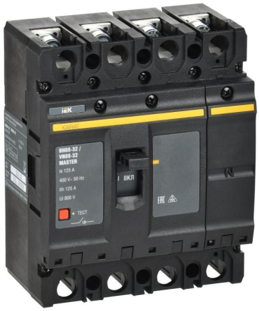 Выключатель-разъединитель 4п 125А ВН88-32 KARAT MASTER IEK KAM-VN10-4-0125 Выключатель-разъединитель 4п 125А ВН88-32 KARAT MASTER IEK KAM-VN10-4-0125