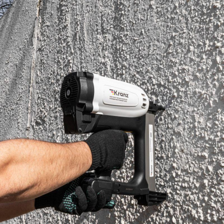 Пистолет гвоздезабивной газовый монтажный GN95 95Дж длина гвоздей 15-40мм d2.7-3мм KRANZ KR-16-1650 Пистолет гвоздезабивной газовый монтажный GN95 95Дж длина гвоздей 15-40мм d2.7-3мм KRANZ KR-16-1650