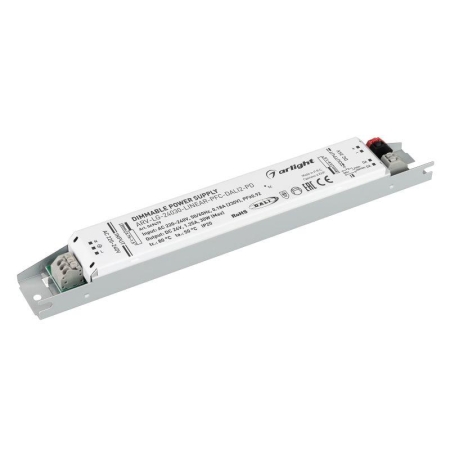 Блок питания ARV-LG-24030-LINEAR-PFC-DALI2-PD 24В 1.25А 30Вт IP20 метал. Arlight 049479 Блок питания ARV-LG-24030-LINEAR-PFC-DALI2-PD 24В 1.25А 30Вт IP20 метал. Arlight 049479