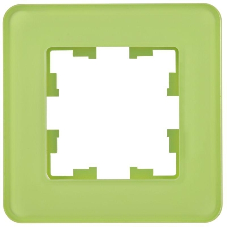 Рамка 1-м BRITE РУ-1-2-Бр стекло эко грин RE IEK BR-M12-G-41-K06 Рамка 1-м BRITE РУ-1-2-Бр стекло эко грин RE IEK BR-M12-G-41-K06