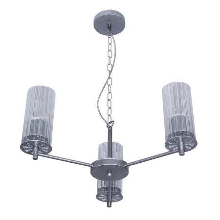 Светильник "Ника" 231 (плафон 0014) НСБ 01-3х60-177 Е27 [ИМ] подвесной серебр. Элетех 1005405301