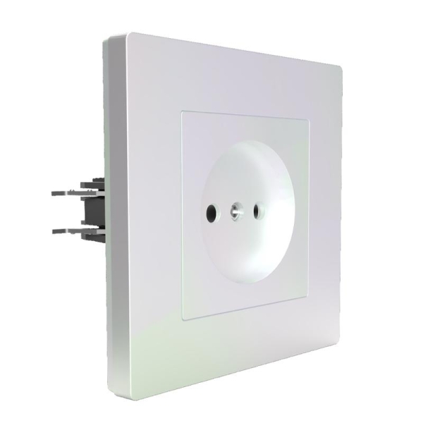 Розетка 1-м СП Pixel 16А IP20 без заземл. в сборе перламутр. TOKOV ELECTRIC TKE-PX-R1F-C04 Розетка 1-м СП Pixel 16А IP20 без заземл. в сборе перламутр. TOKOV ELECTRIC TKE-PX-R1F-C04