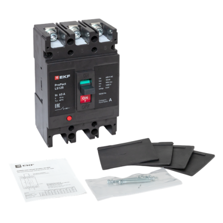 Выключатель автоматический 3п 63А 18кА LS125 ProPact EKF mccb-125-18-3-63-ls Выключатель автоматический 3п 63А 18кА LS125 ProPact EKF mccb-125-18-3-63-ls