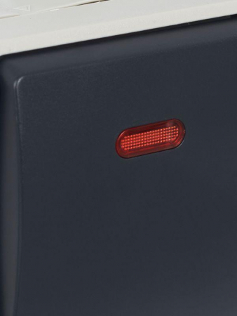 Выключатель проходной 1-кл. ОП Форс 10А IP54 ВС20-1-1-ФСр с индикацией сер. IEK EVS11-K03-10-54-DC