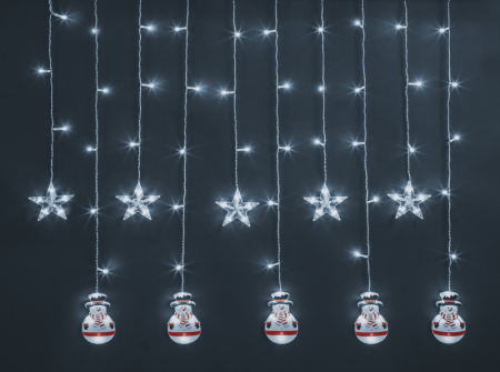 Гирлянда светодиодная "Бахрома" "Звезды и снеговики" 95 025 NGF-D037-02 3х0.6м CW IP20 Navigator 95025 Гирлянда светодиодная "Бахрома" "Звезды и снеговики" 95 025 NGF-D037-02 3х0.6м CW IP20 Navigator 95025