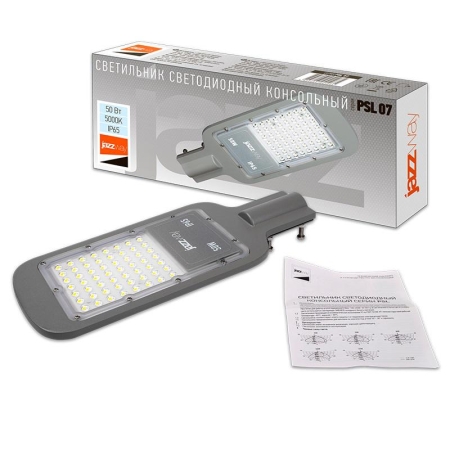 Светильник светодиодный PSL 07 50Вт 5000К IP65 AC180-260 уличный ДКУ Pro JazzWay 5041059
