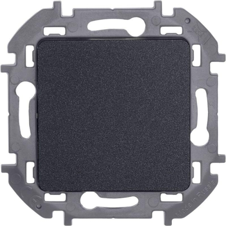 Выключатель 1-кл. Inspiria 10А IP20 250В 10AX механизм антрацит IEK 673603