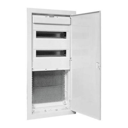 Щит комбинированный встраив. Nova 2 DIN-рейки + 2 монтаж. платы 4 габарит IP41 с пластик. дверью EKF nv-cb-pd-2+2 Щит комбинированный встраив. Nova 2 DIN-рейки + 2 монтаж. платы 4 габарит IP41 с пластик. дверью EKF nv-cb-pd-2+2