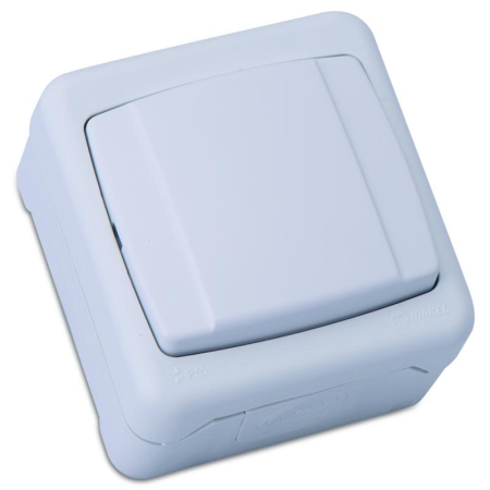 Выключатель проходной 1-кл. IP55 бел. Makel 36001005
