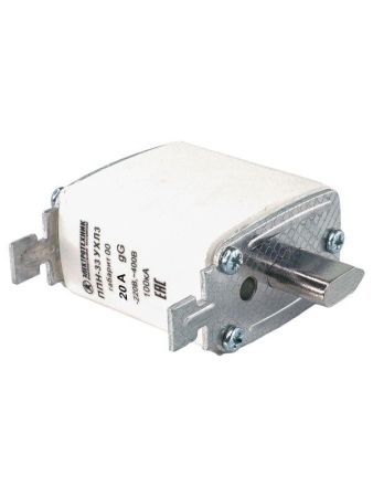 Вставка плавкая ППН-33 УХЛ3 20А габарит 00 IP00 Электротехник ET004796