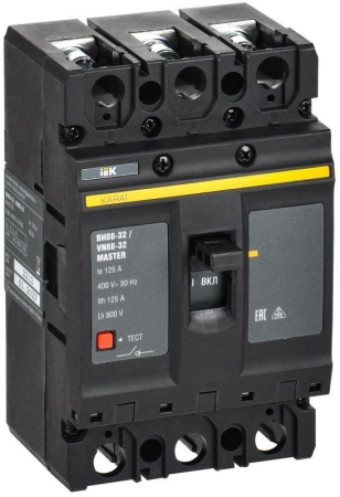 Выключатель-разъединитель 3п 125А ВН88-32 KARAT MASTER IEK KAM-VN10-3-0125 Выключатель-разъединитель 3п 125А ВН88-32 KARAT MASTER IEK KAM-VN10-3-0125