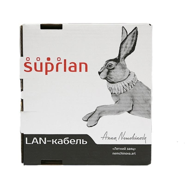 Кабель витая пара UTP кат.5e 4х2хAWG24 Cu PVC Indoor Standard 100м (м) SUPRLAN 01-0332-1 Кабель витая пара UTP кат.5e 4х2хAWG24 Cu PVC Indoor Standard 100м (м) SUPRLAN 01-0332-1
