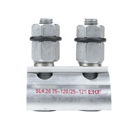 Зажим ответвительный плашечный SL4.26 16-120/16-120кв.мм EKF sl-4.26 Зажим ответвительный плашечный SL4.26 16-120/16-120кв.мм EKF sl-4.26