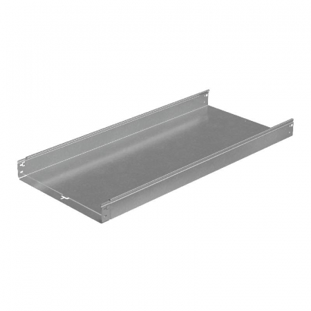 Лоток листовой неперфорированный 500х80 L3000 сталь 1мм "Быстрый монтаж ПЛЮС" LNplus80-500-1.0-3000 оцинк. КМ PL0351