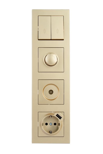 Рамка 4-м VESNA вертик. без вставки зол. LEZARD 742-3600-154 Рамка 4-м VESNA вертик. без вставки зол. LEZARD 742-3600-154