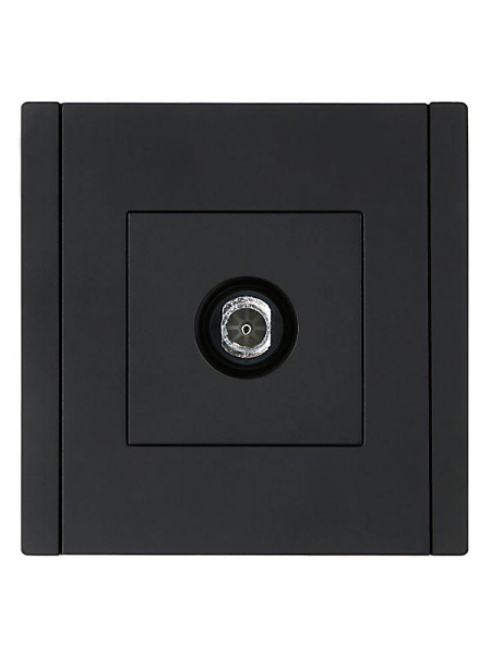Розетка TV оконечная FORTE&PIANO FP128 черн. IEK FP-A10-O-K02 Розетка TV оконечная FORTE&PIANO FP128 черн. IEK FP-A10-O-K02