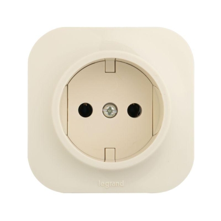 Розетка 1-м ОП Quteo 16А IP20 2P без заземл. без защ. шторок сл. кость IEK 782240 Розетка 1-м ОП Quteo 16А IP20 2P без заземл. без защ. шторок сл. кость IEK 782240