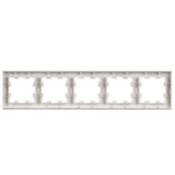 Рамка 5-м BRITE РУ-5-БрАБ арктич. бел. IEK BR-M52-K91