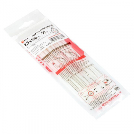 Хомут P6.6 2.5х150 FlexLock стандартный бел. (уп.100шт) PROxima EKF plc-fl-ctsw-2.5x150 Хомут P6.6 2.5х150 FlexLock стандартный бел. (уп.100шт) PROxima EKF plc-fl-ctsw-2.5x150